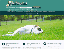 Tablet Screenshot of deafdogsrock.com